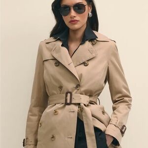 Brooks Brothers water repellent Trench Coat with zip out lining, Khaki  color